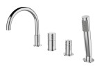 Bateria OVE wannowa 4-otworowa chrom BJV303/1