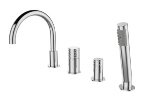 Bateria OVE wannowa 4-otworowa chrom BJV303/1