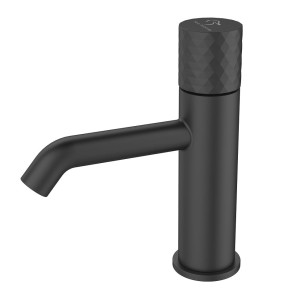 Bateria OVE BLACK umywalkowa stojąca niska czarny mat BJV304B