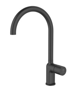 Bateria OVE BLACK zlewozmywakowa stojąca czarny mat BJV305B