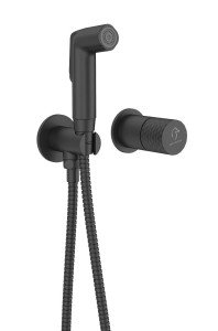 Bateria OVE BLACK bidetowa podtynkowa czarny mat BJV308/1B