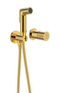 Bateria OVE GOLD bidetowa podtynkowa złoty połysk BJV308/1G