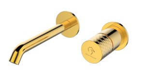 Bateria OVE GOLD umywalkowa podtynkowa złoty połysk  BJV300G