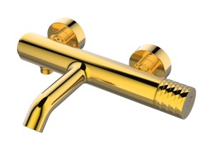 Bateria OVE GOLD wannowa ścienna bez natrysku złoty połysk BJV303G