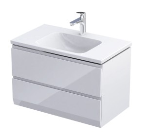 Oristo Szafka wisząca podumywalkowa BRYLANT UNI 80 cm, BIAŁY POŁYSK OR36-SD2S-80-1-V3-DARMOWA DOSTAWA