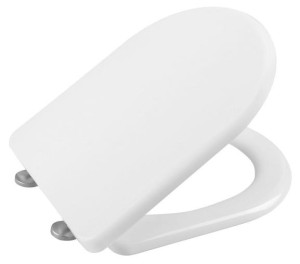 SAPHO - Deska sedesowa wypinana wolnoopadająca LENA  Soft Close biała 1703-113