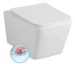 SAPHO - Miska wisząca WC biała PORTO rimless 36x52 cm bez deski  PZ102WR