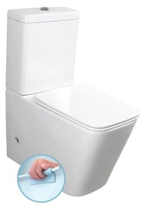 SAPHO Kompakt WC PORTO RIMLESS odpływ uniwersalny bez deski  PC102WR
