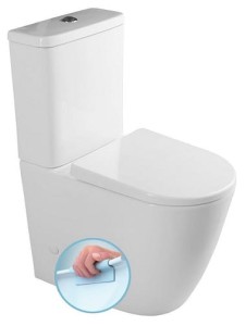 SAPHO Kompakt WC TURKU rimless biały bez deski PC104WR