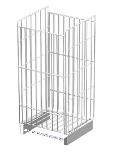Oristo Kosz uniwersalny 30 cm do słupków wiszących z serii BRYLANT, MONTEBIANCO, SIENA, SKAGEN - GRAFIT MAT OR00-A-KOSZ-30-6