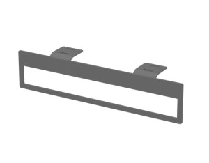 Oristo Reling na ręczniki 45 cm, GRAFIT MAT OR00-A-RE-45-6
