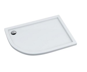 Schedpol Brodzik asymetryczny CORRINA 80x100x5 Prawy z systemem STABILSOUND PLUS 3.072-Darmowa dostawa