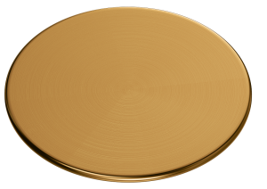 Quadron Nakładka  stalowa PVD na odpływ zlewozmywaków kolor miedziany