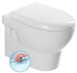 ISVEA - Miska wisząca WC biała ABSOLUTE rimless 35x50 cm bez deski  10AB02002