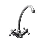 Bateria RETRO zlewozmywakowa stojąca 2-uchwytowa