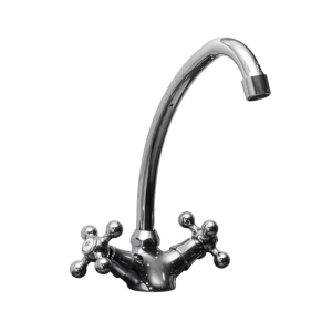 Bateria RETRO zlewozmywakowa stojąca 2-uchwytowa