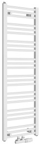 BRUCKNER Grzejnik łazienkowy ALBRECHT 40x125 cm 437W podłączenie centralne kolor biały
