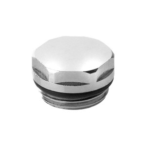 AQUALINE Zaślepka  do grzejnika  1/2" chrom