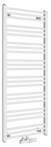 BRUCKNER  Grzejnik łazienkowy ALBRECHT 60x125 cm 611W podłączenie centralne kolor biały