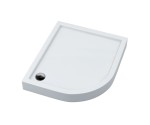 Schedpol Brodzik asymetryczny COMPETIA 100x80x14 Prawy z systemem STABILSOUND 3.0172-Darmowa dostawa