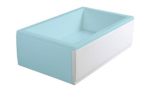 POLYSAN obudowa brodzikowa czołowa prawa DEEP PLAIN  130x36 cm 72953