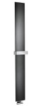 RIDEA Grzejnik łazienkowy OTHELLO MONO SLIM 30x189 cm 430W z wieszakiem na ręczniki  kolor czarny mat