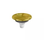 Oristo Zawór spustowy 5 cm do syfonów z korkiem klik-klak, ZŁOTY POŁYSK OR00-A-ZSC-5-95