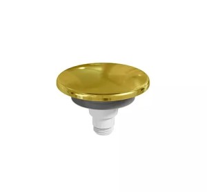 Oristo Zawór spustowy 5 cm do syfonów z korkiem klik-klak, ZŁOTY POŁYSK OR00-A-ZSC-5-95