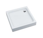 Schedpol Brodzik kwadratowy GRANDO PLUS 80x80x17 z systemem STABILSOUND 3.0124-Darmowa dostawa