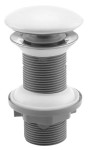ISVEA Korek umywalkowy 5/4“ klik-klak bez przelewu, ceramiczny grzybek, wys. 20-70mm, biały 38TP0161I
