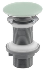 ISVEA Korek umywalkowy 5/4“ klik-klak bez przelewu, ceramiczny grzybek, wys. 20-70mm, MINT mat 38TP0168I