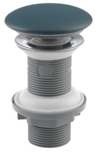 ISVEA Korek umywalkowy 5/4“ klik-klak bez przelewu, ceramiczny grzybek, wys. 20-70mm, PETROL mat 38TP0181I