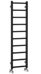 SAPHO Grzejnik łazienkowy METRO LIGHT 30x114 cm 211W kolor czarny mat IR444TB