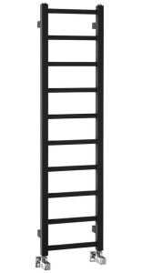 SAPHO Grzejnik łazienkowy METRO LIGHT 30x114 cm 211W kolor czarny mat IR444TB