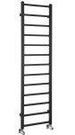 SAPHO Grzejnik łazienkowy METRO LIGHT 40x150 cm 323W kolor czarny mat IR447TB