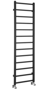 SAPHO Grzejnik łazienkowy METRO LIGHT 40x150 cm 323W kolor czarny mat IR447TB