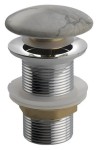 SAPHO Korek umywalkowy 5/4“ klik-klak DALMA grigio bez przelewu, ceramiczny grzybek MM713