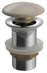 SAPHO Korek umywalkowy 5/4“ klik-klak DALMA marfil bez przelewu, ceramiczny grzybek MM727