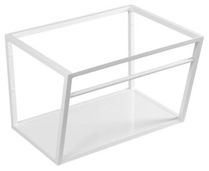 SAPHO SKA Konsola pod umywalkę  60x46x40 cm biały mat z półką  SKA111