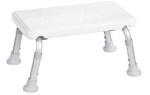 RIDDER - Taboret łazienkowy prostokątny na nogi biały A0102601