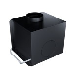 GLOBALO Turbina Wewnętrzna TW 2.1 LINIA DESIGN do okapów kuchennych kolor BLACK-DARMOWA DOSTAWA