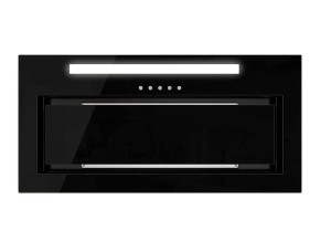 GLOBALO Okap kuchenny podszafkowy do zabudowy SENTURO 60.3 LINIA DESIGN kolor BLACK-DARMOWA DOSTAWA