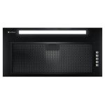 GLOBALO Okap kuchenny podszafkowy do zabudowy VILEDO 60.1 LINIA DESIGN kolor BLACK-DARMOWA DOSTAWA