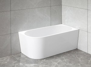 AQUALINE Wanna wolnostojąca z przelewem 140x70x58 TIBERA PRAWA E1055-DARMOWA DOSTAWA