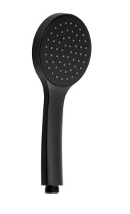 SAPHO Słuchawka prysznicowa ABS czarna dedykowana do baterii SK736