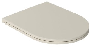 ISVEA - Deska sedesowa wypinana wolnoopadająca INFINITY Slim Soft Close kolor IVORY MAT 40KF0532I