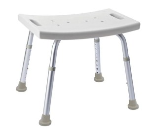 RIDDER - Taboret łazienkowy prostokątny  biały A00601101