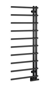 SAPHO Grzejnik łazienkowy JUSTINA 50x124,6 cm 340W kolor czarny mat