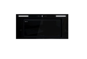 GLOBALO Okap kuchenny podszafkowy do zabudowy MATERI 60.1 LINIA DESIGN kolor BLACK-DARMOWA DOSTAWA
