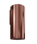 GLOBALO Okap kuchenny przyścienny okrągły LOBELIO 39.1 LINIA DESIGN kolor MIEDŹ / WINE COPPER-DARMOWA DOSTAWA